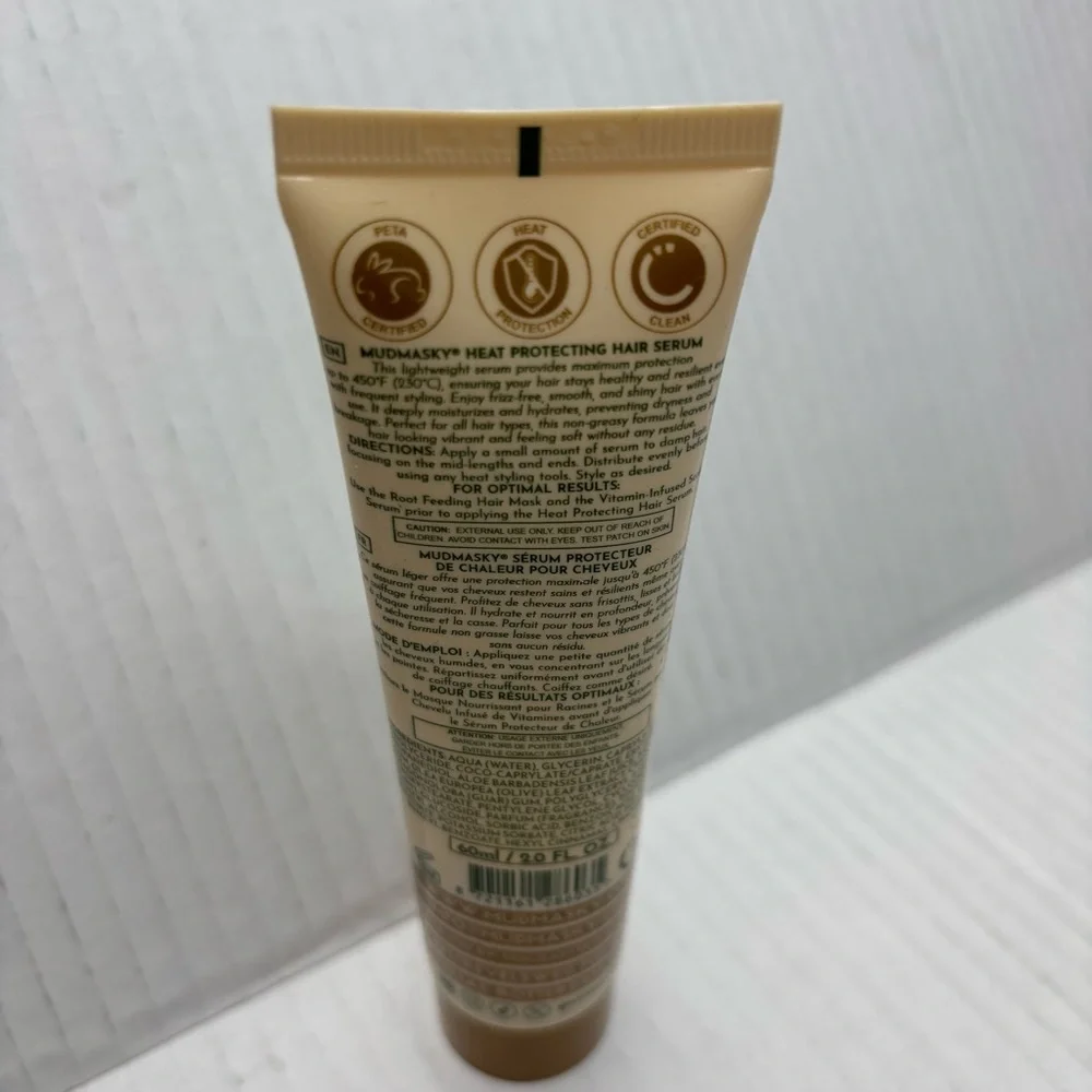 New MUDMASKY Heat Protecting Hair Serum